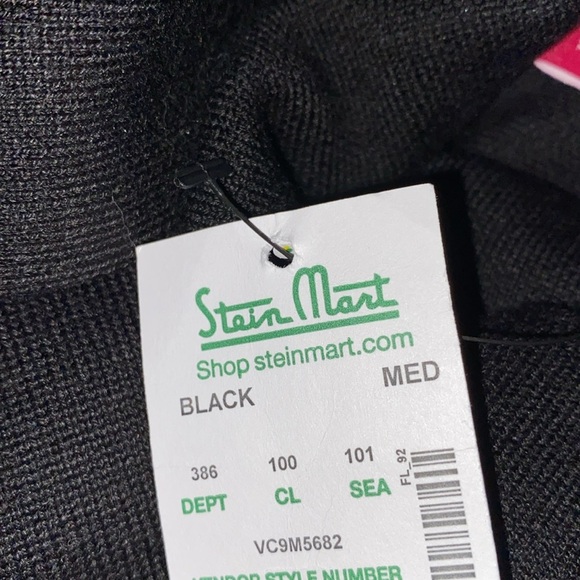 VINCE CAMUTO black knit sweater dress available in size medium & large new w/tag - Picture 7 of 13